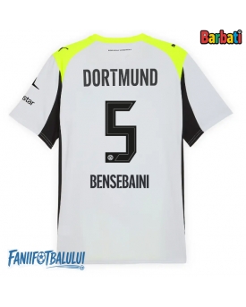 Borussia Dortmund Ramy Bensebaini #5 Tricou Fotbal Replică 2025-26 Barbati Deplasare